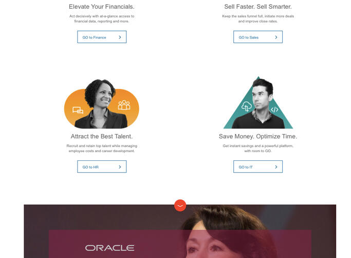 Oracle Small & Medium Business Site